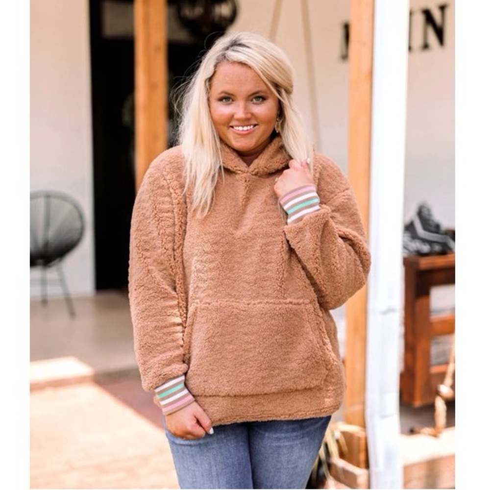 Jadelynn Brooke You Are So Enough Sherpa Hoodie